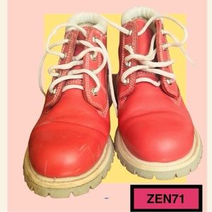 Timberland Hot pink waterproof booties